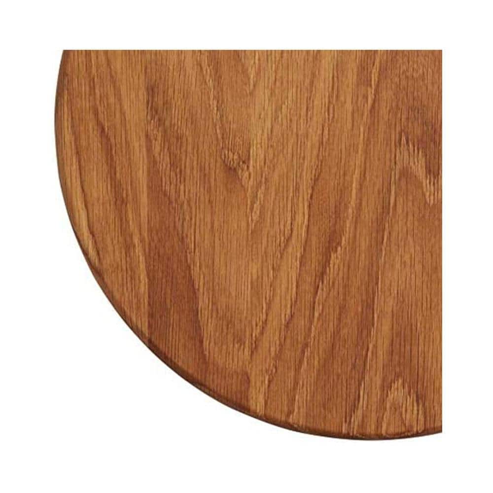 MasterClass Gourmet Prep & Serve Round Oak Paddle Board 30 x 40.5 x 1.5 cm - Brown