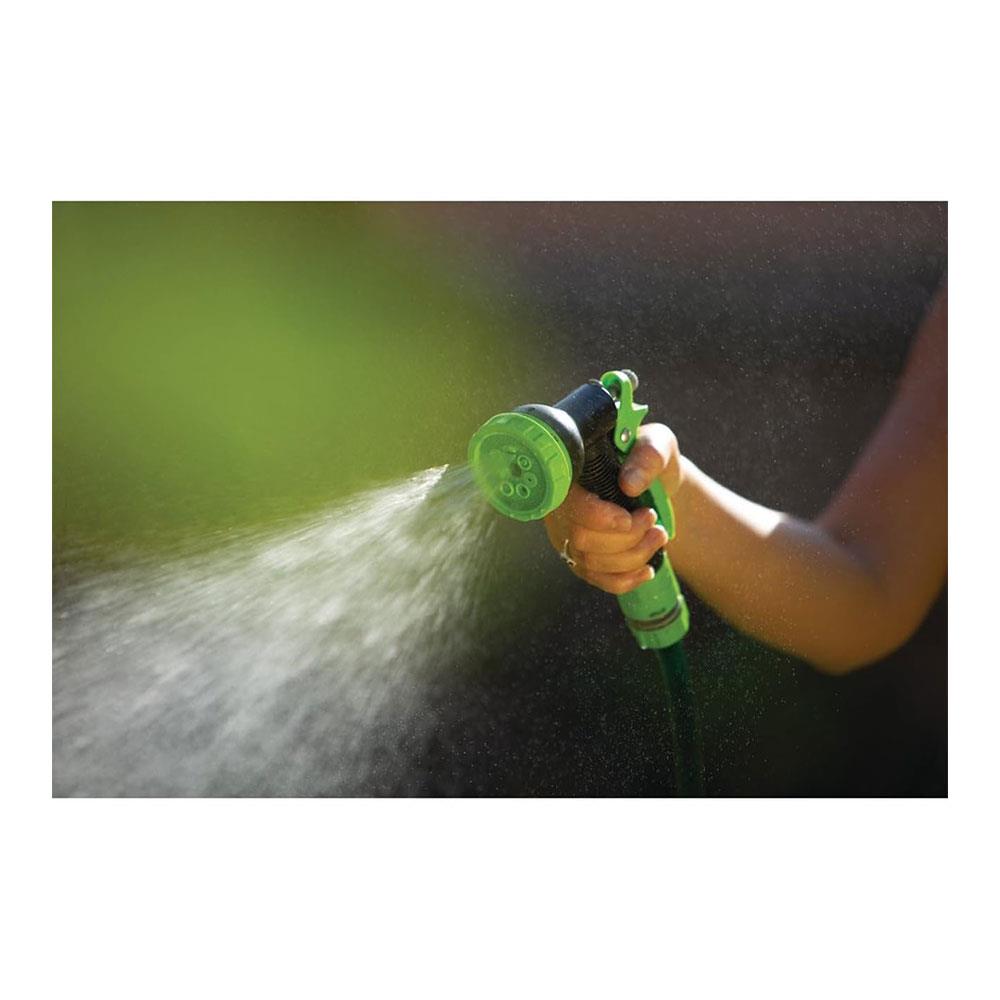 Draper 7 Pattern Soft Grip Hose Pipe Spray Gun - Green