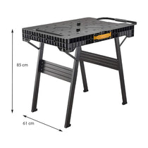 Stanley Fatmax Express Folding Workbench With Up To 455kg Load Capacity - Black
