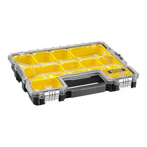 Stanley Fatmax Pro Shallow Stackable Storage Organiser With Metal Latches - Black/Yellow