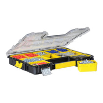 Stanley Fatmax Pro Shallow Stackable Storage Organiser With Metal Latches - Black/Yellow