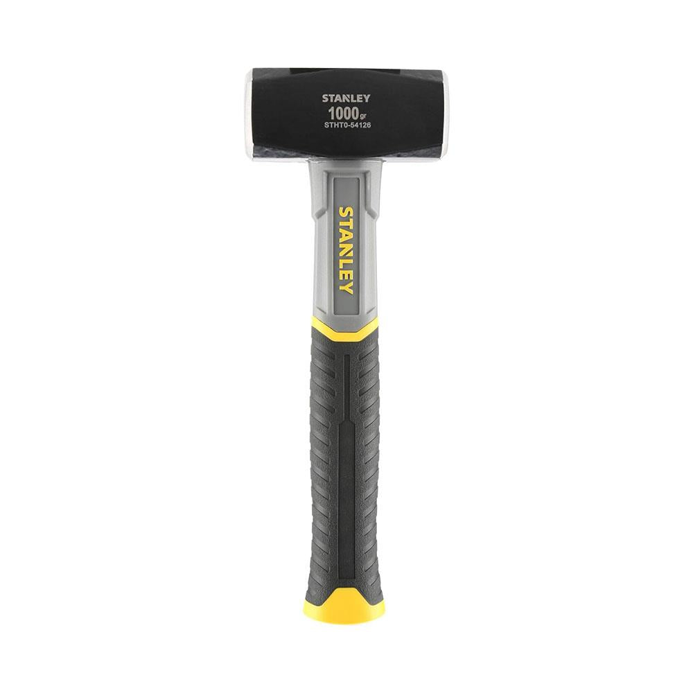 Stanley Fiberglass Club Hammer Anti Slip Handle 1000g (35Oz/1Kg) - Silver/Black