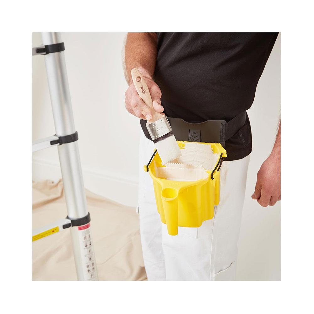 Coral Paintwiz 1.25 Litre Paint Pail Kettle With Accessories - Yellow/Black