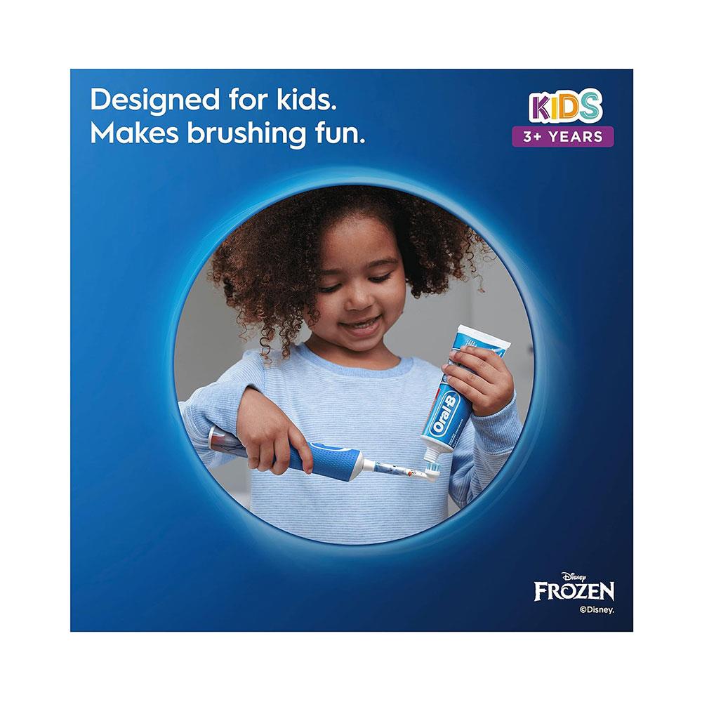 Oral B Stages Power Disney Frozen II Rechargeable Kids Electric Toothbrush For Ages 3+ - Blue Secondary image