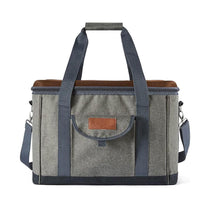 Tower Coast & Country Heritage Foldable Picnic Cooler Bag With 2 Cup Holders 38 Litres - Green & Tan