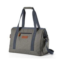 Tower Coast & Country Heritage Picnic Tote Bag With Carry Handles Over-Body Strap 11 Litres - Green & Tan