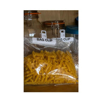 KitchenCraft Food Bag Clips Wide Plastic Sealing Clips Medium Binder Style Clamps Set of 2 - White