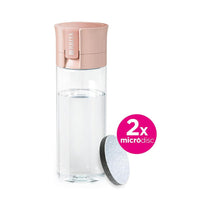 Brita Fill & Go Vital Water Filter Bottle With 2 MicroDiscs 600ml - Apricot