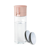 Brita Fill & Go Vital Water Filter Bottle With 2 MicroDiscs 600ml - Apricot