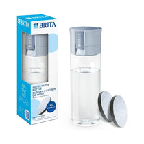 Brita Fill & Go Vital Water Filter Bottle With 2 MicroDiscs 600ml - Light Blue