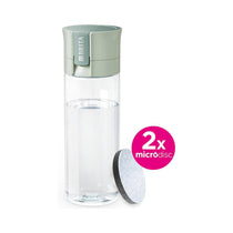Brita Fill & Go Vital Water Filter Bottle With 2 MicroDiscs 600ml - Light Green