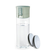 Brita Fill & Go Vital Water Filter Bottle With 2 MicroDiscs 600ml - Light Green