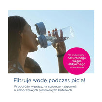Brita Fill & Go Vital Water Filter Bottle With 2 MicroDiscs 600ml - Light Green