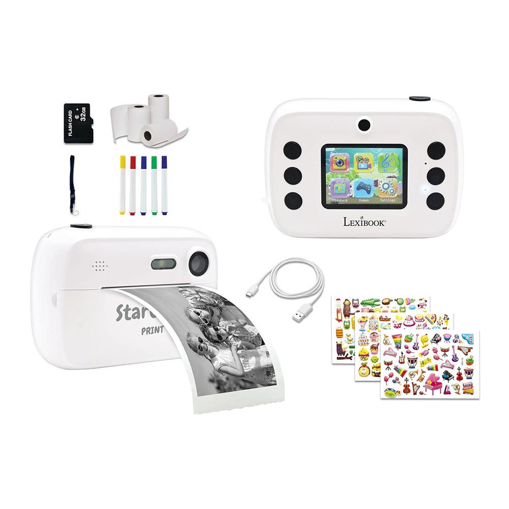 Lexibook StarCAM Instant Print Kids Camera With 32GB SD Card - White Secondary image