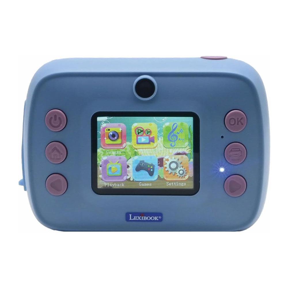Lexibook Stitch Instant Print Kids Camera With 8GB SD Card & 32GB Storage - Blue