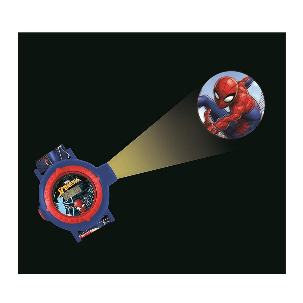 Lexibook Spider-Man Children Projection Watch With 20 Images - Blue/Red