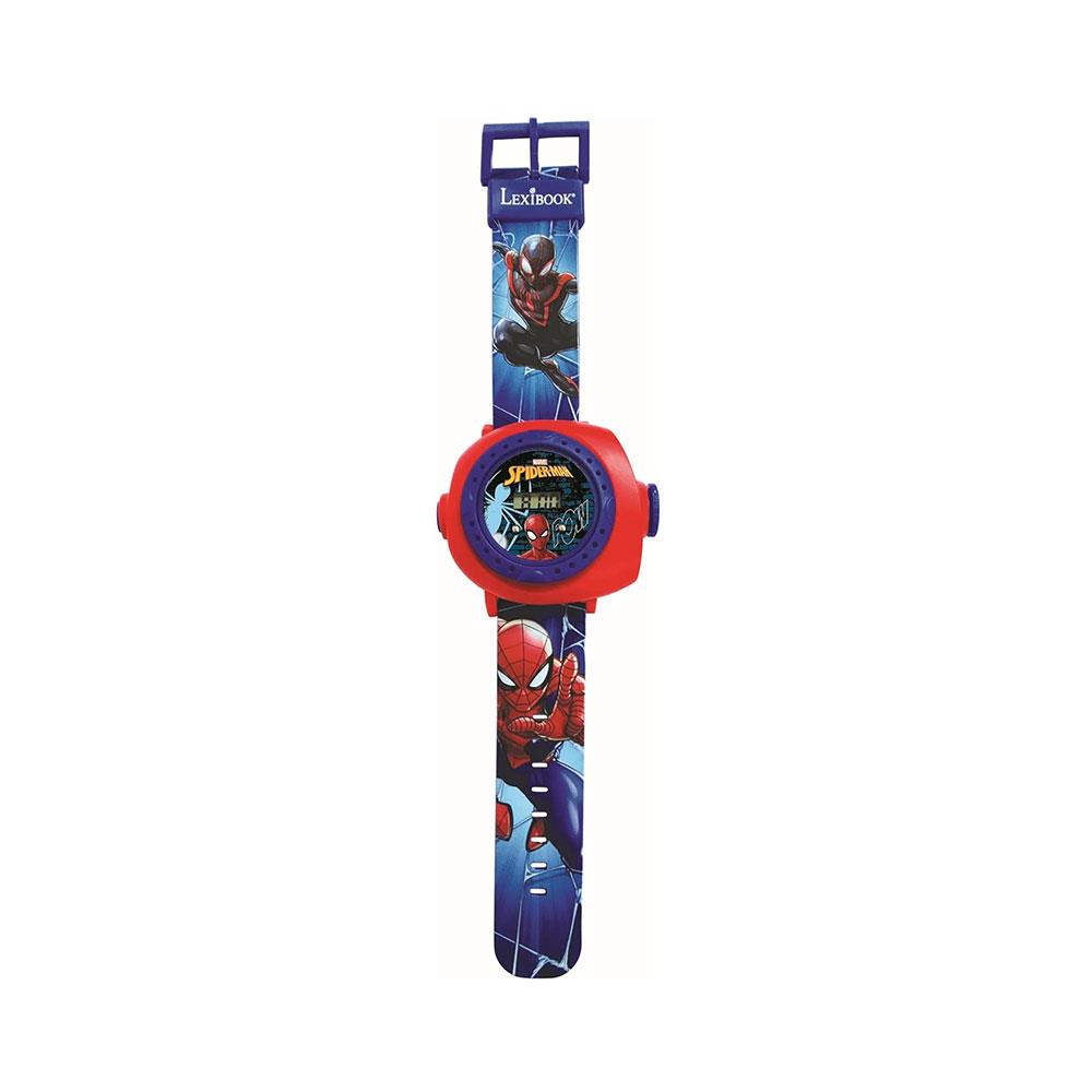Lexibook Spider-Man Children Projection Watch With 20 Images - Blue/Red