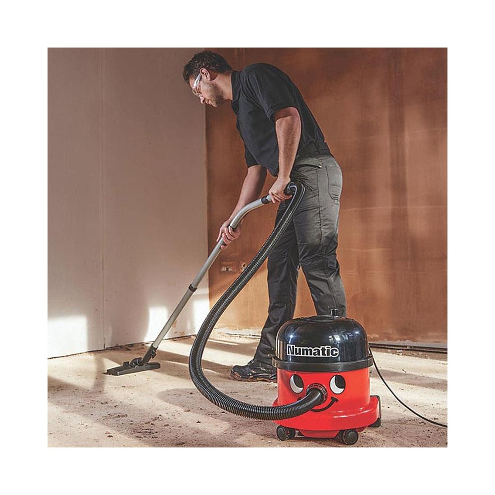 Numatic Henry Commercial Dry Vacuum Cleaner 620W 9 Litre 240V - Red/Black