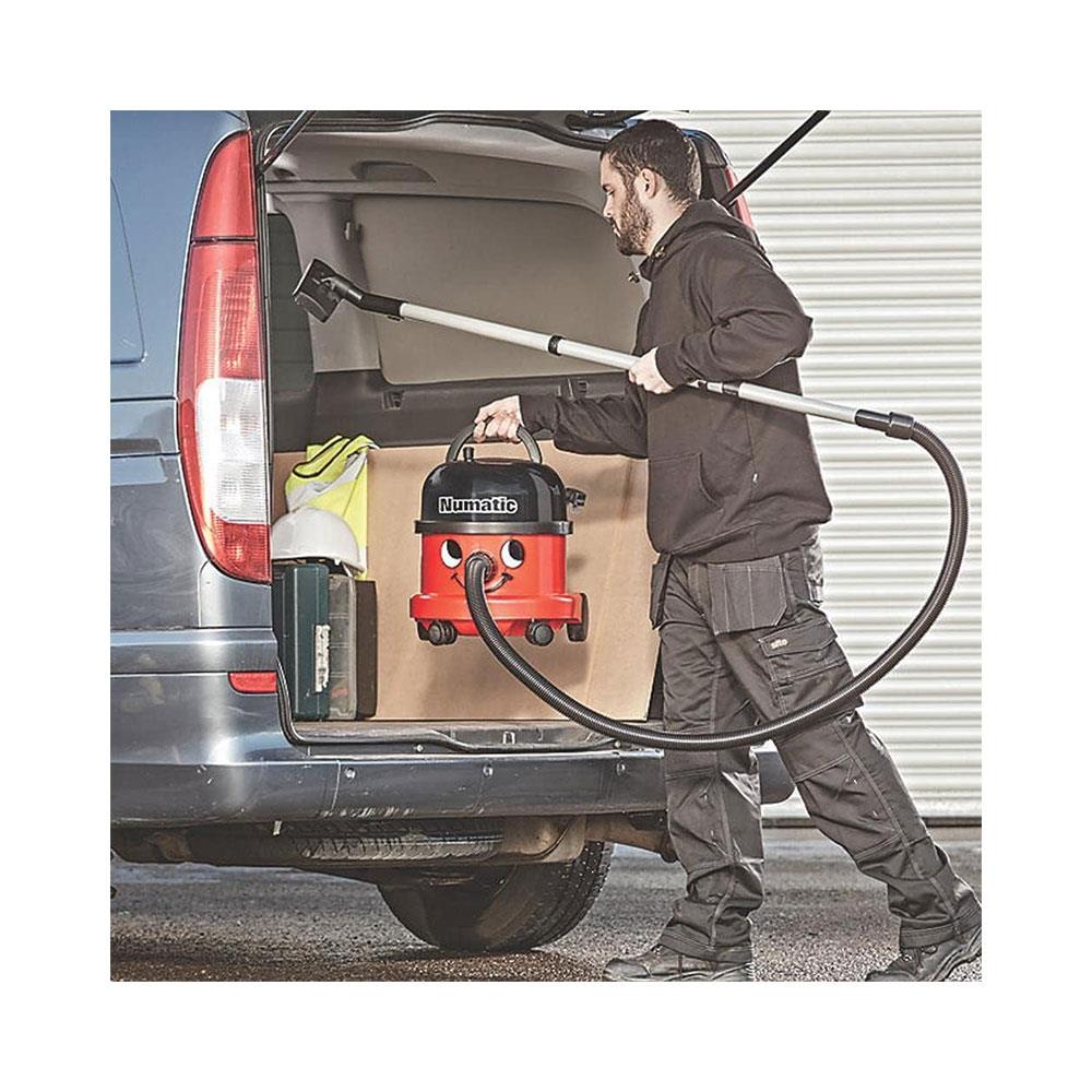 Numatic Henry Commercial Dry Vacuum Cleaner 620W 9 Litre 240V - Red/Black
