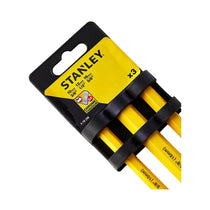 Stanley Cold Chisel 3 Pieces Set Chrome Vanadium Steel - Black/Yellow