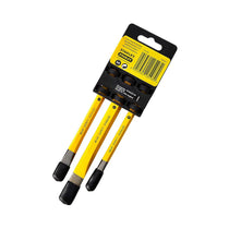Stanley Cold Chisel 3 Pieces Set Chrome Vanadium Steel - Black/Yellow
