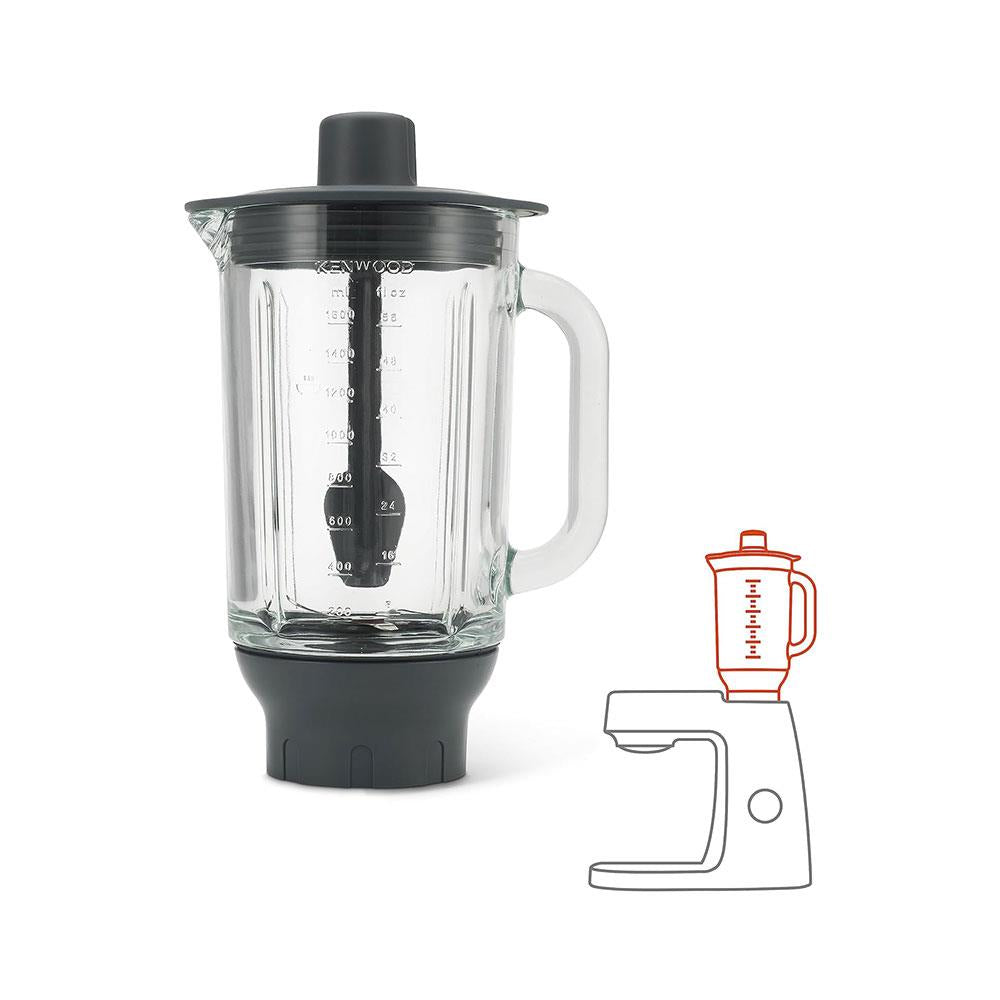 Kenwood Thermoresist Glass Blender Attachment With Stir Stick 1.6 Litres - Black Secondary image