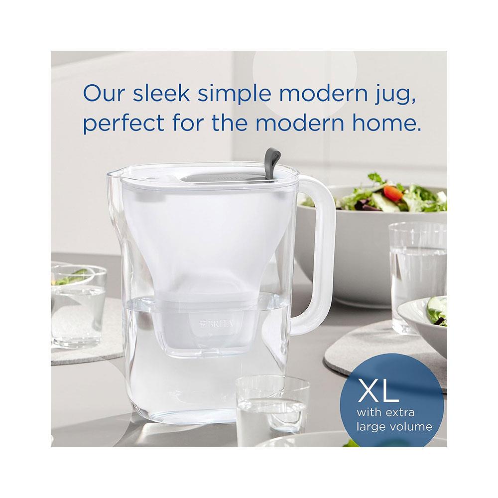 Brita Style XL Water Filter Jug With 1 Maxtra+ Pro Cartridge 3.6 Litres - Grey