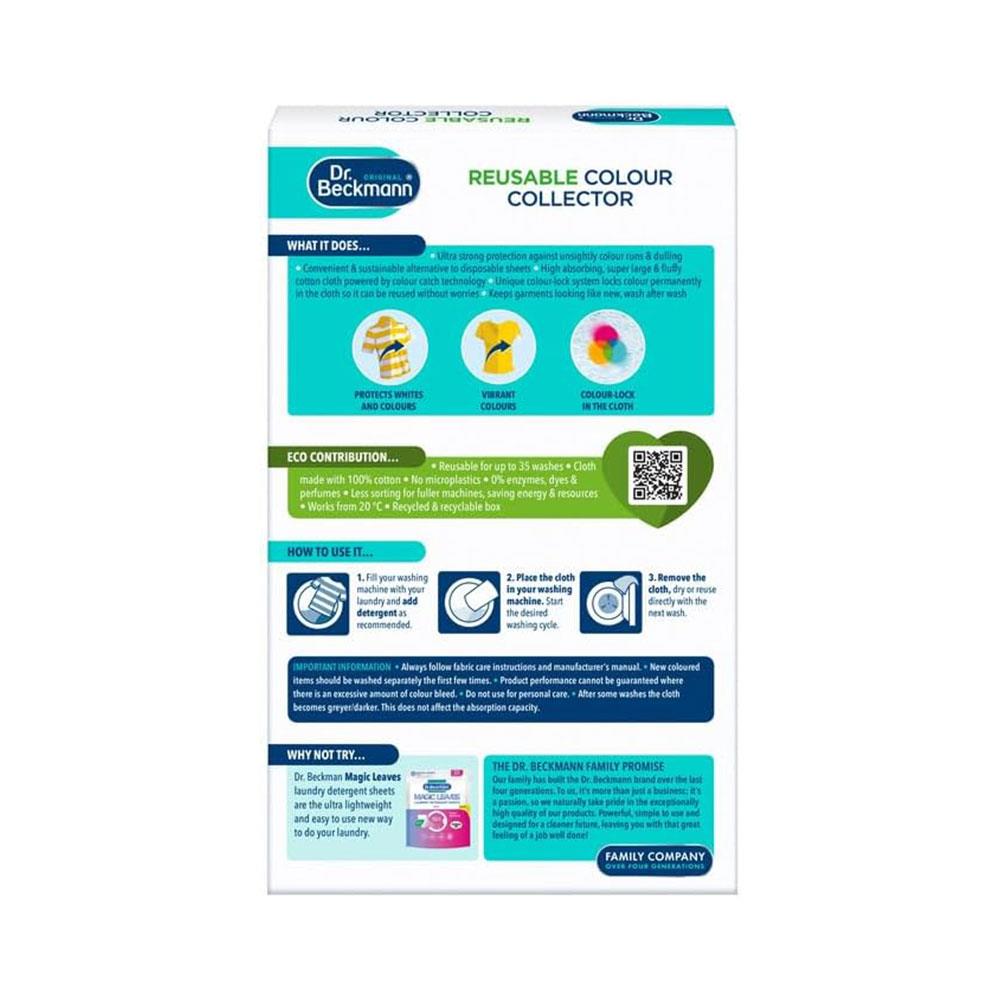 Dr Beckmann Re-Usable Colour And Dirt Collector 1 Cloth (Up To 30 Washes) Secondary image