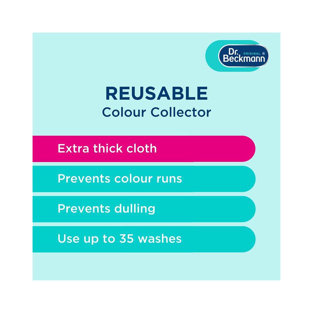 Dr Beckmann Re-Usable Colour And Dirt Collector 1 Cloth (Up To 30 Washes)