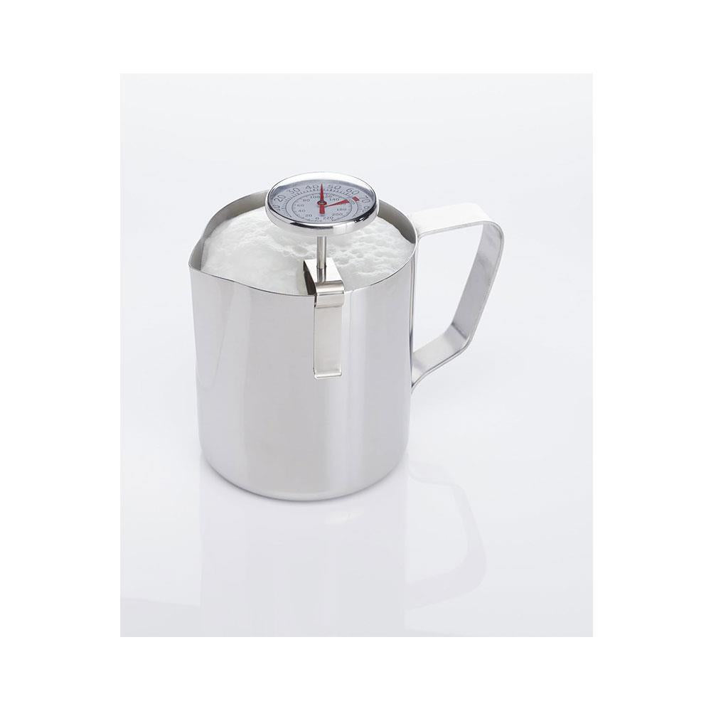 KitchenCraft Milk Frothing Thermometer Stainless Steel Kitchen Gadget - Silver