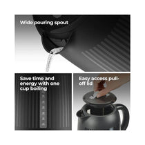 Kenwood Dawn Electric Jug Kettle 3000W 1.7 Litres - Midnight Black