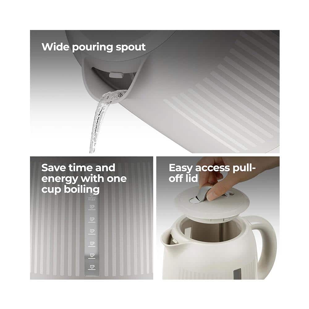 Kenwood Dawn Electric Jug Kettle 3000W 1.7 Litres - Oatmeal Cream