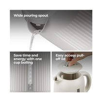 Kenwood Dawn Electric Jug Kettle 3000W 1.7 Litres - Oatmeal Cream
