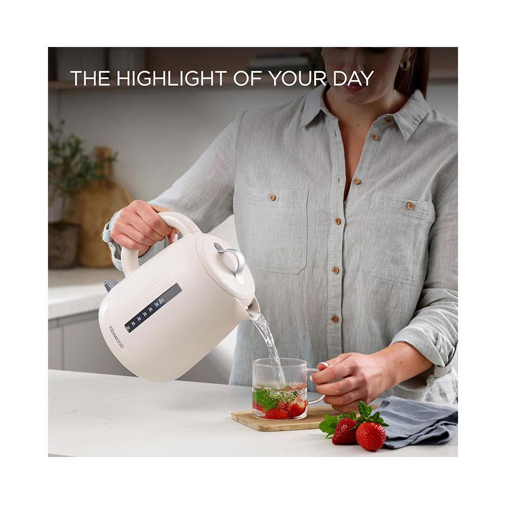 Kenwood Dawn Electric Jug Kettle 3000W 1.7 Litres - Oatmeal Cream