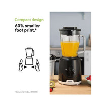 Braun PowerBlend 1 Jug Blenders With Smoothie2Go Bottle 2 Speed & Ice Crush Functions 600W 1.5 Litres - Black