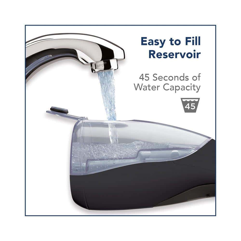 Waterpik Cordless Plus Rechargeable Water Flosser 2 Pressure Settings - Black