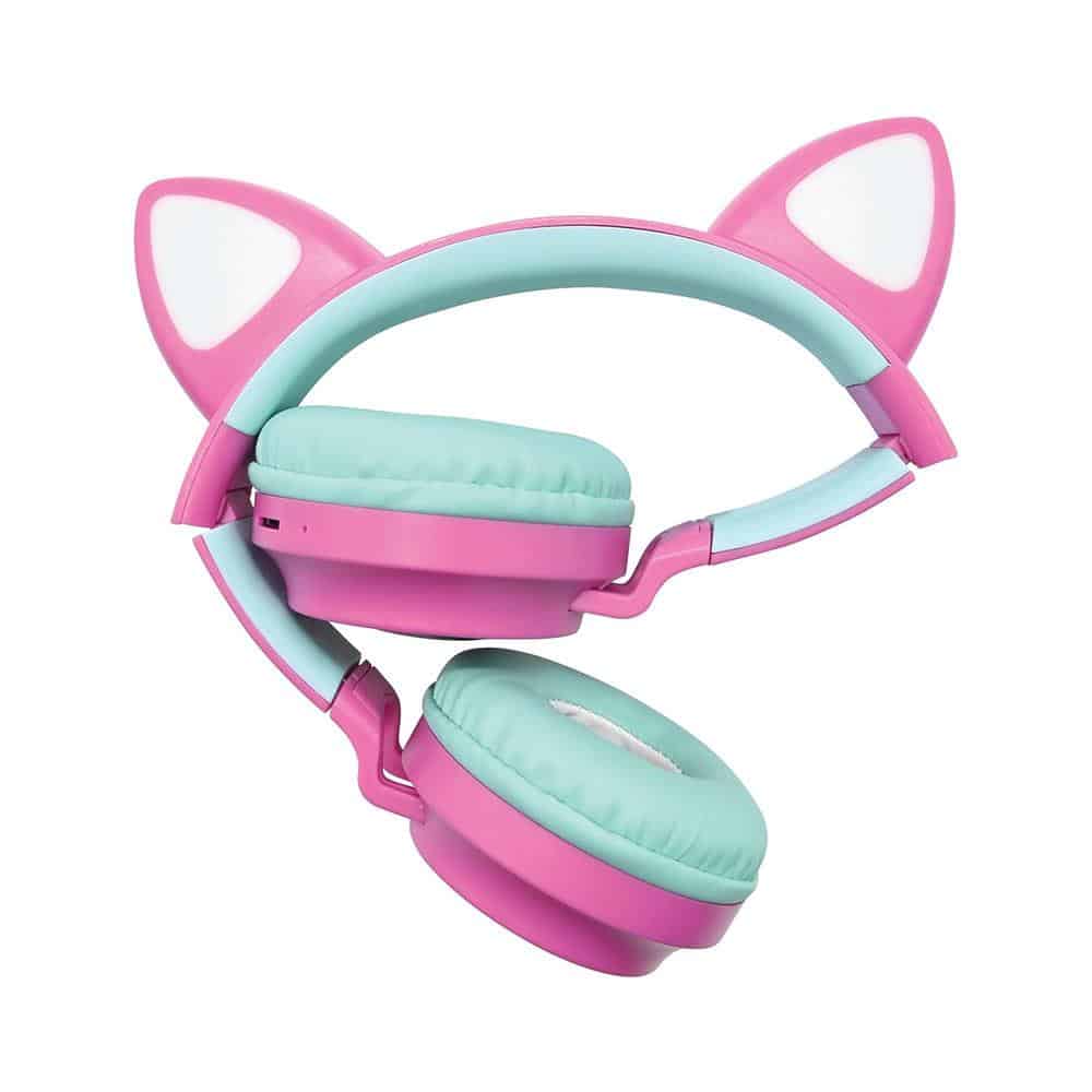 Lexibook Barbie Bluetooth Headphones With LED Lights - Pink/Blue