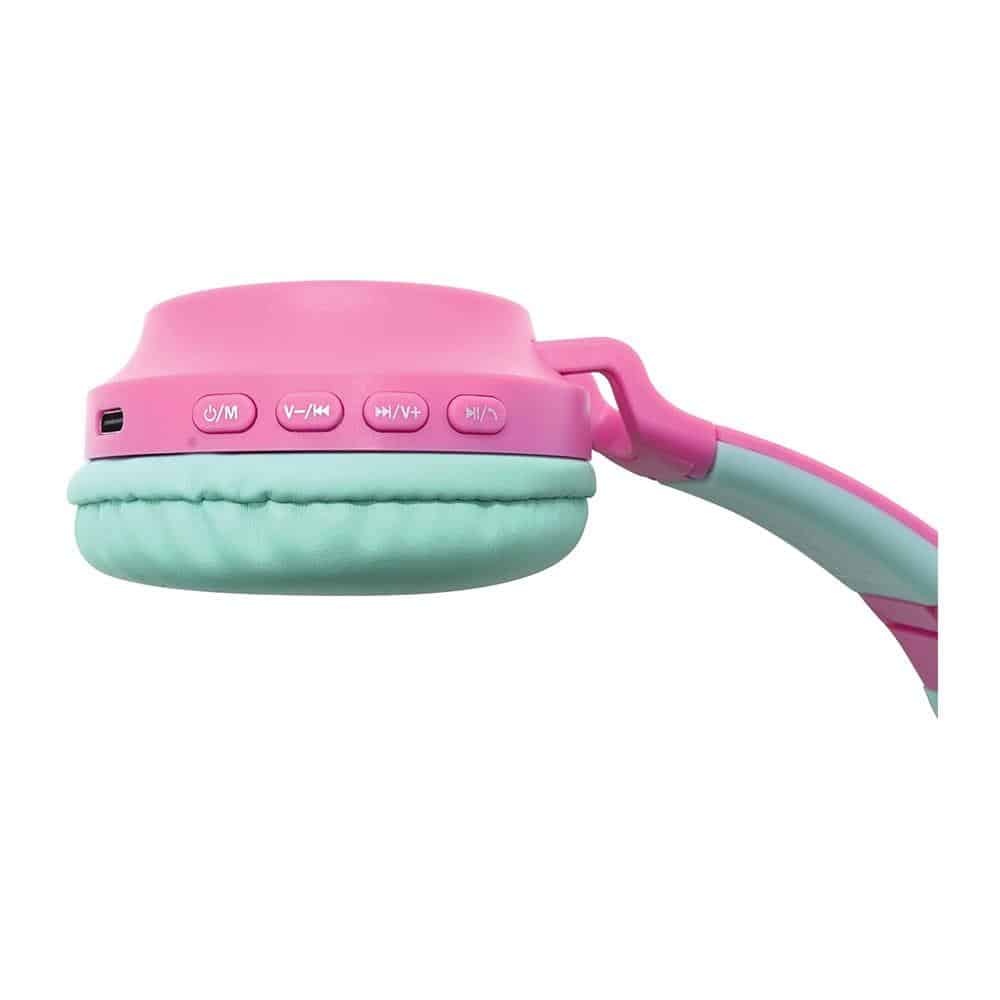 Lexibook Barbie Bluetooth Headphones With LED Lights - Pink/Blue