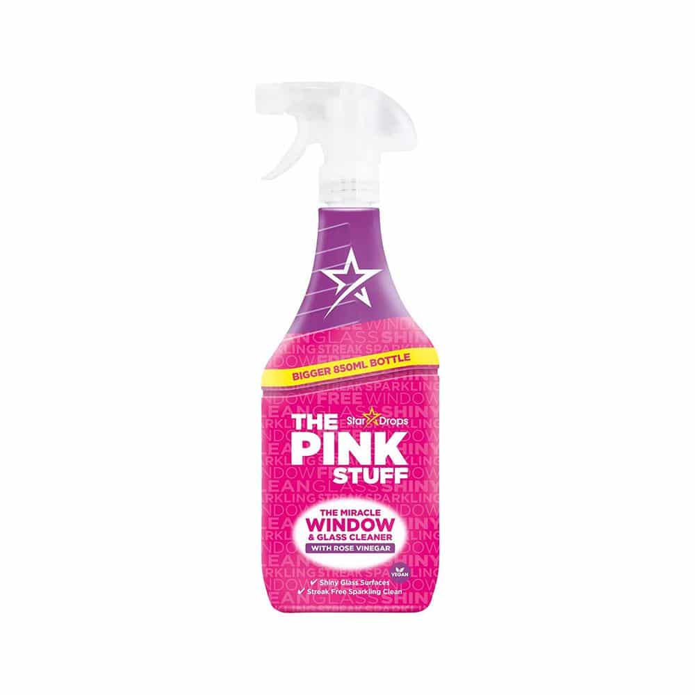 The Pink Stuff The Miracle Window & Glass Cleaner With Rose Vinegar 850ml Main image