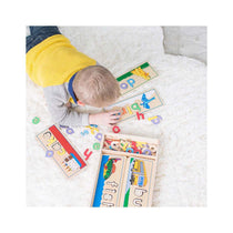 Melissa & Doug See & Spell Learning Wooden Educational Toy Skills 50 Pieces
