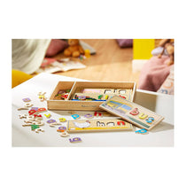 Melissa & Doug See & Spell Learning Wooden Educational Toy Skills 50 Pieces