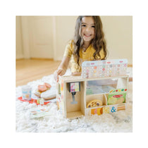 Melissa & Doug Wooden Slice & Stack Sandwich Counter Pretend Food Play - Multicolour