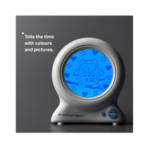 Tommee Tippee Groclock Sleep Trainer Alarm Clock & Nightlight For Young Children USB-Powered - Off White