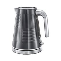 Russell Hobbs Geo Steel Cordless Electric Kettle Contemporary Design Textured Stainless Steel 1.7 Litre - Silver