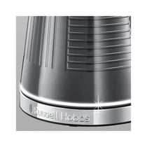 Russell Hobbs Geo Steel Cordless Electric Kettle Contemporary Design Textured Stainless Steel 1.7 Litre - Silver
