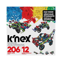 K'Nex Rad Rides 12 In 1 Building Set Educational Construction Toys For Boys & Girls 206 Pieces - Multicolour