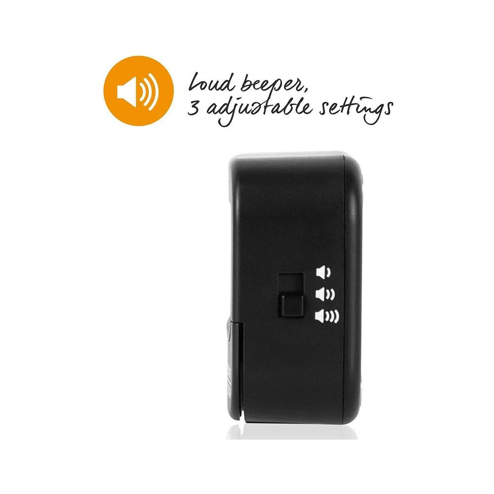 Salter 355 BKXCDU Loud Digital Kitchen Timer Stopwatch LCD Display Memory Function Large Buttons - Black