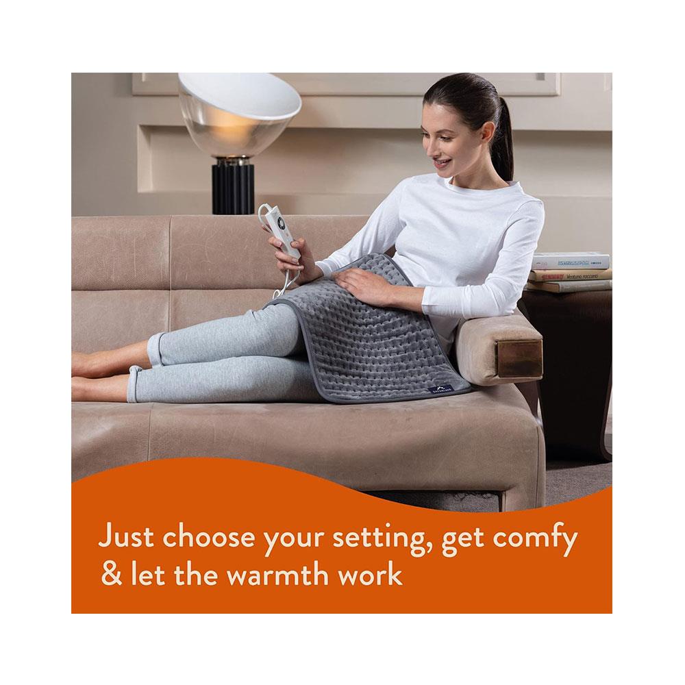 Dreamland Revive Me Heat Pad XL Size Electric Heating Pad 38 x 50cm - Grey Secondary image
