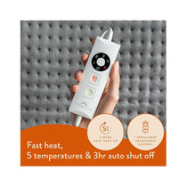 Dreamland Revive Me Heat Pad XL Size Electric Heating Pad 38 x 50cm - Grey