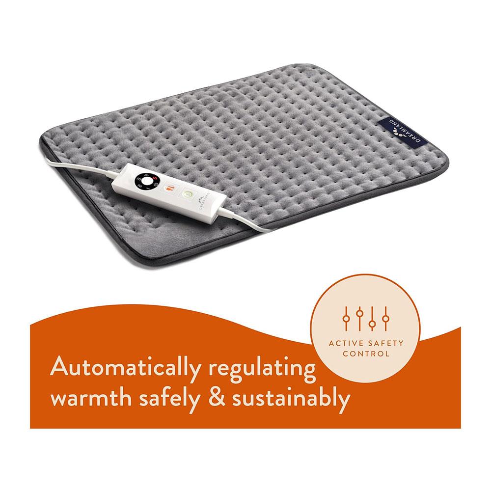 Dreamland Revive Me Heat Pad XL Size Electric Heating Pad 38 x 50cm - Grey